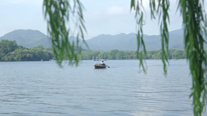 杭州西湖春天人文