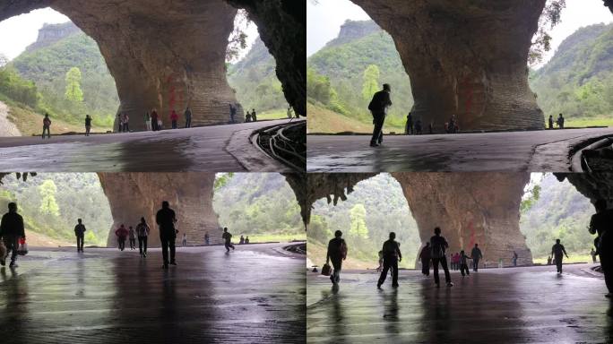 南丹洞天盛境喀斯特地貌溶岩地貌洞穴阳光