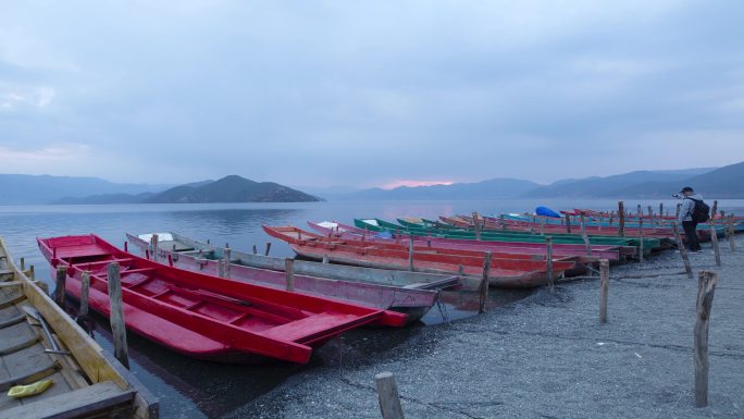 泸沽湖延时