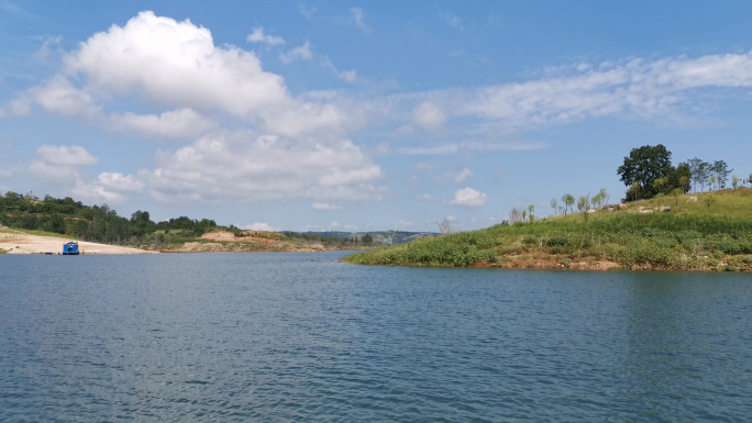 丹江口水库南水北调中线水源地4k视频素材