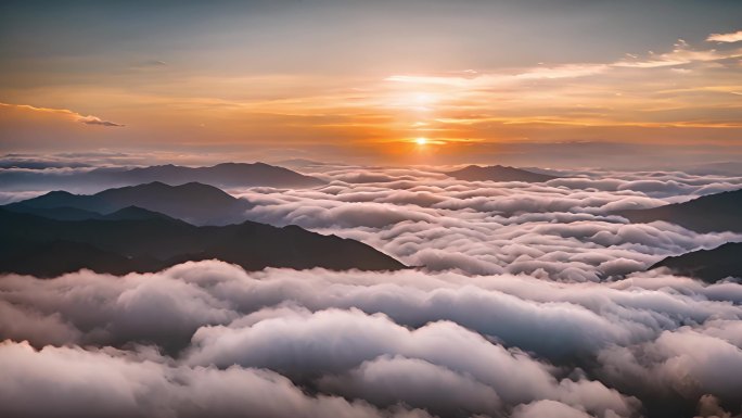 意境风景 自然云雾