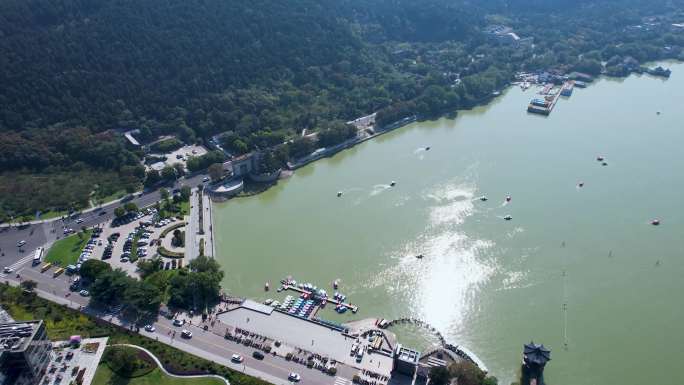 徐州城市日出日落云龙湖自然风光建筑风景