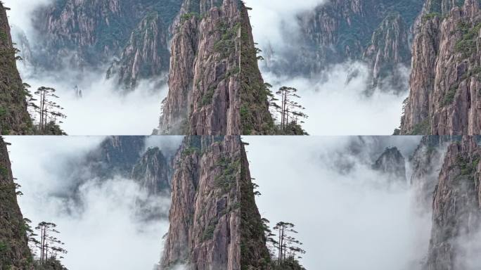 黄山 云海 瑶台 延时 西海 奇松怪石