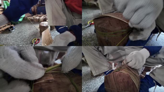 普洱茶笋壳包装工艺