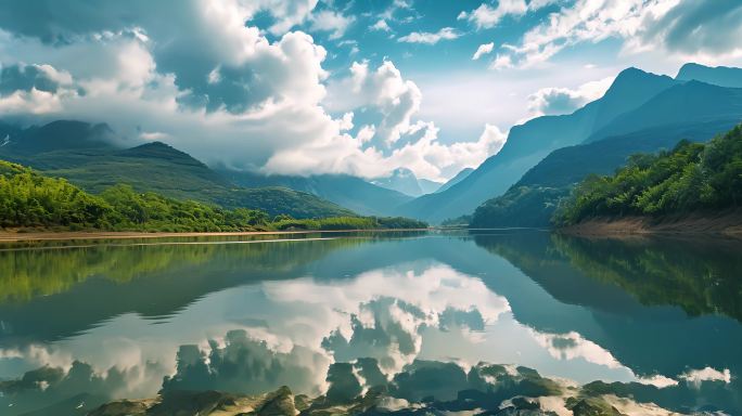 大好河山自然风光中国美景航拍美丽中国