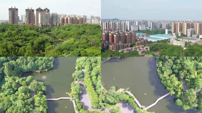 4k合集-衡阳市生态公园航拍