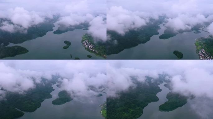 大自然 云雾 森林 自然空镜 群山 湖泊