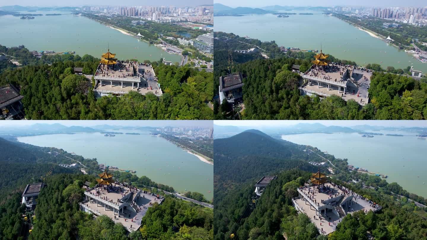 徐州城市日出日落云龙湖自然风光建筑风景