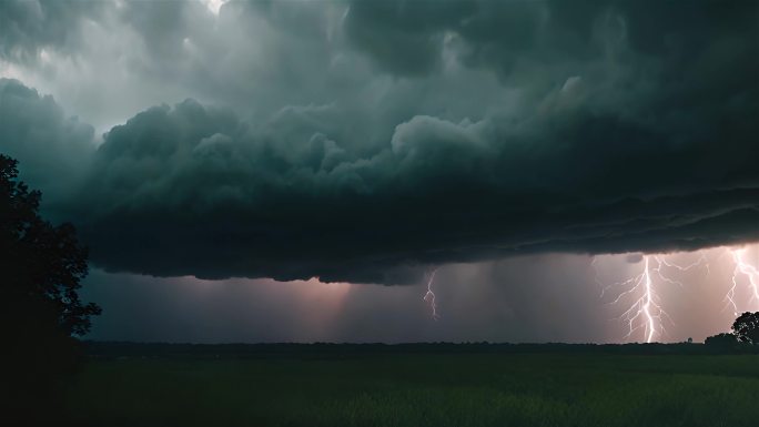 雨淋雷雨动画