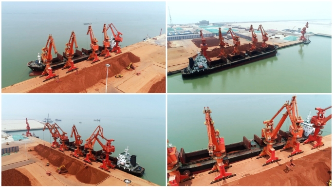 港口 码头 货轮 船运 装卸