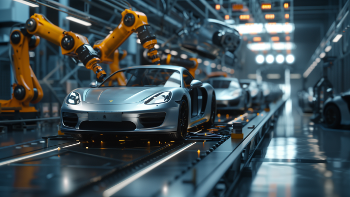 新质生产力新能源汽车人工智能生产线