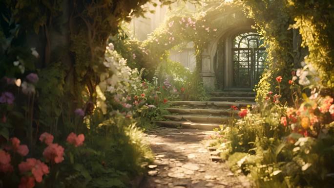 晨光花园：秘密花园的早晨