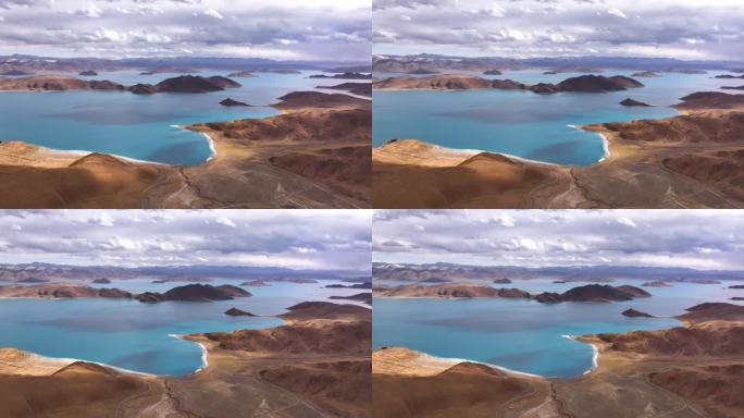 4K航拍西藏羊卓雍措21