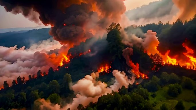 森林火灾森林防火森林应急火灾防护火灾