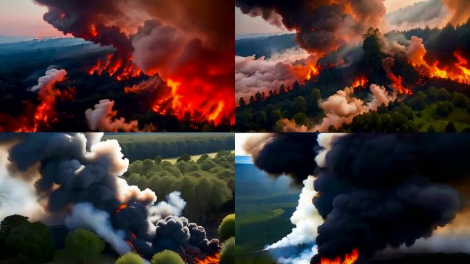 森林火灾森林防火森林应急火灾防护火灾