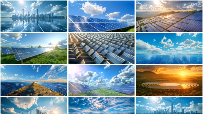 光伏发电站 太阳能发电  新能源