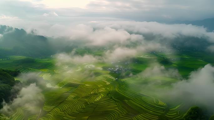 大好河山自然风光中国美景航拍美丽中国