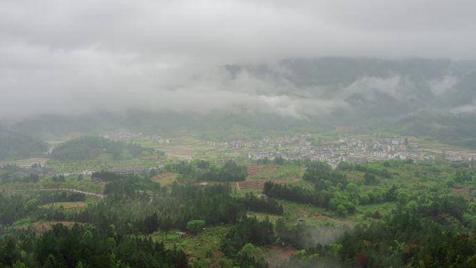 【原创4K】江西赣州南武当山雨天云海延时