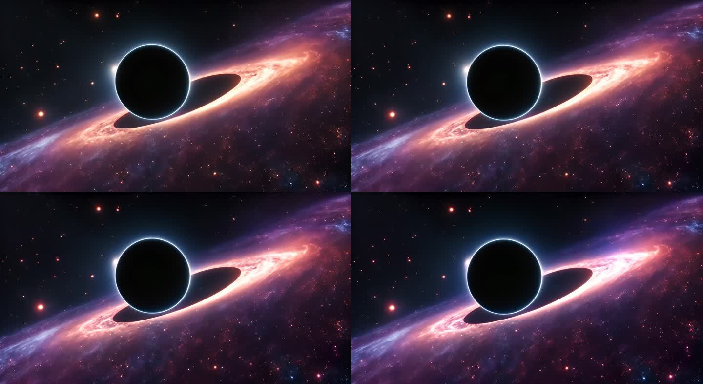 唯美宇宙银河科幻背景视频素材