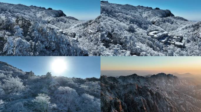 黄山绝美雪景