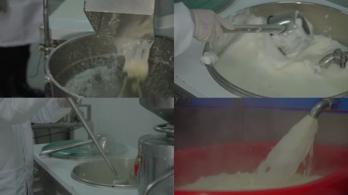 豆腐制作-磨豆子、熬制豆浆