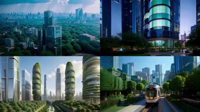 未来花园城市绿色城市