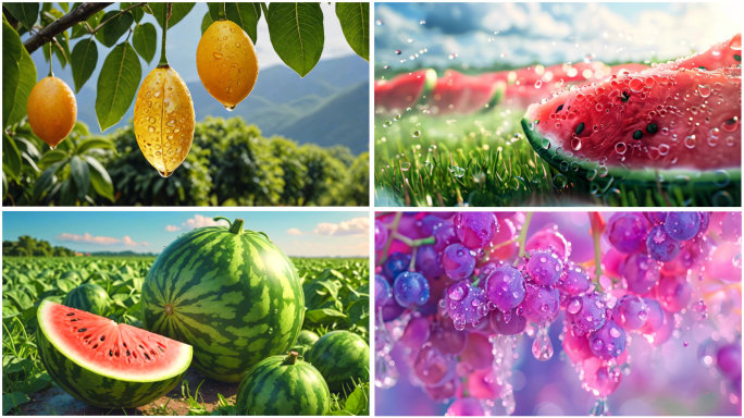 夏天清爽新鲜水果 农业发展 乡村振兴