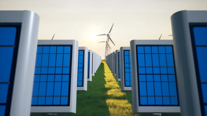 太阳能发电站新能源光伏发电
