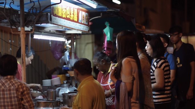 马来西亚吉隆坡槟城夜市美食