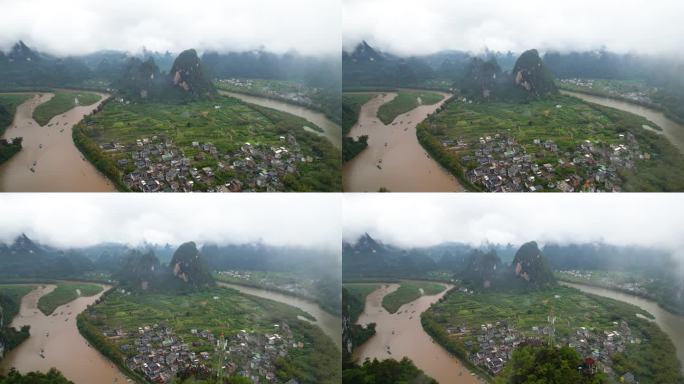 雨后的阳朔漓江