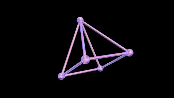 三角锥三角形 三角体几何多面体装饰球体9