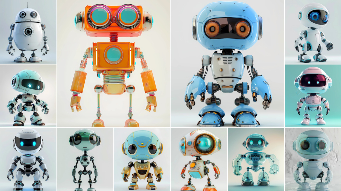 不同性格的育儿机器人/陪伴机器人