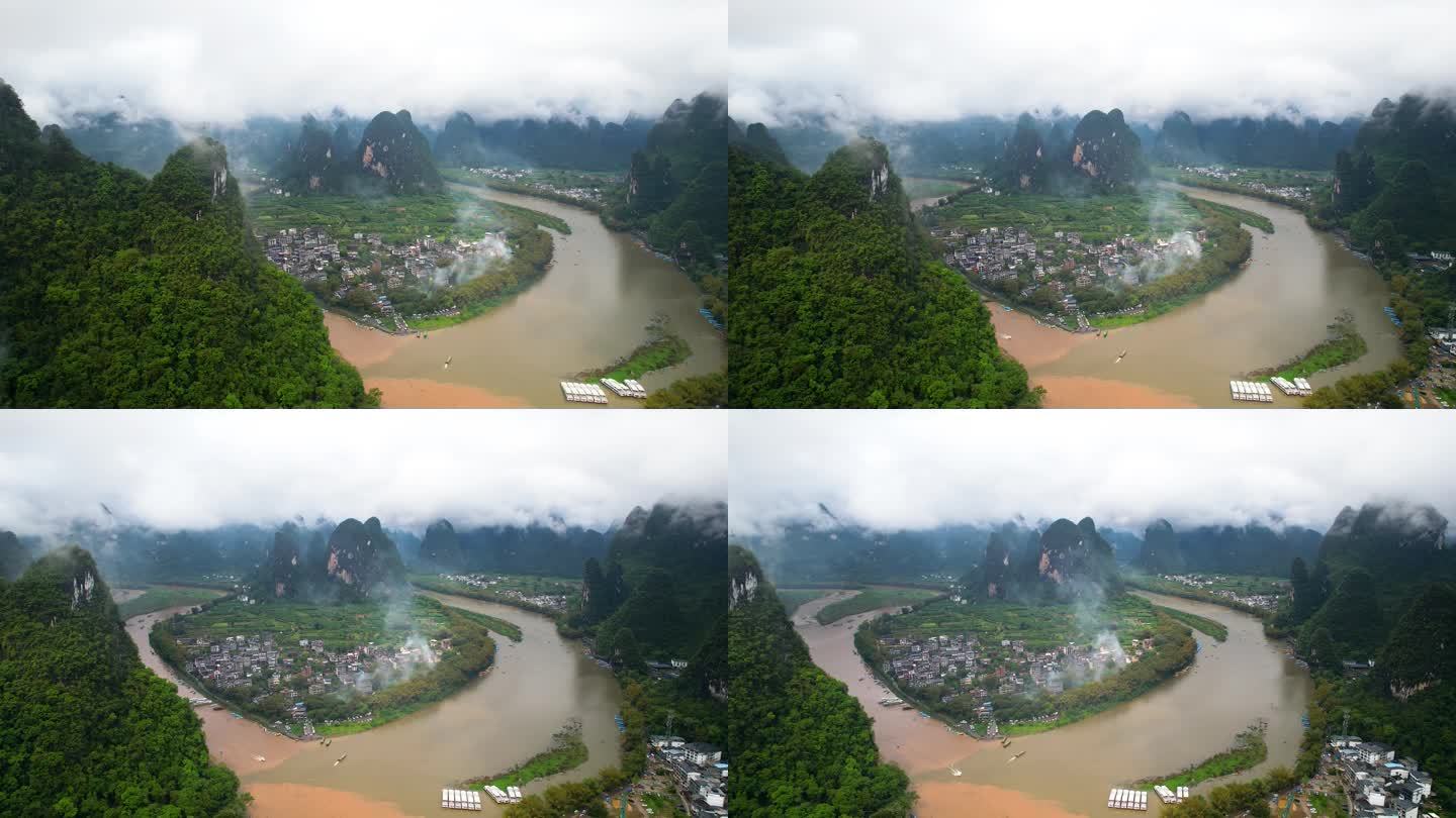 雨后的阳朔漓江