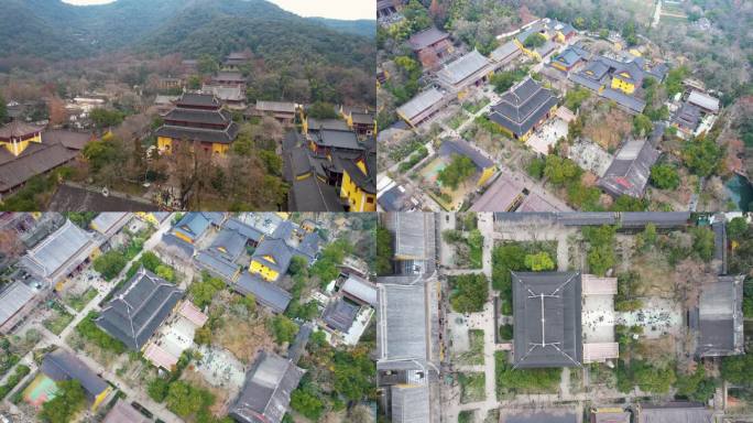 灵隐寺 杭州 杭州灵隐寺 灵隐寺航拍