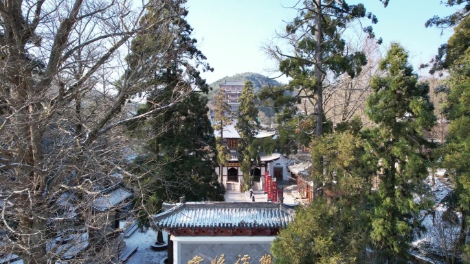 径山寺 冬季径山 径山禅寺 杭州径山