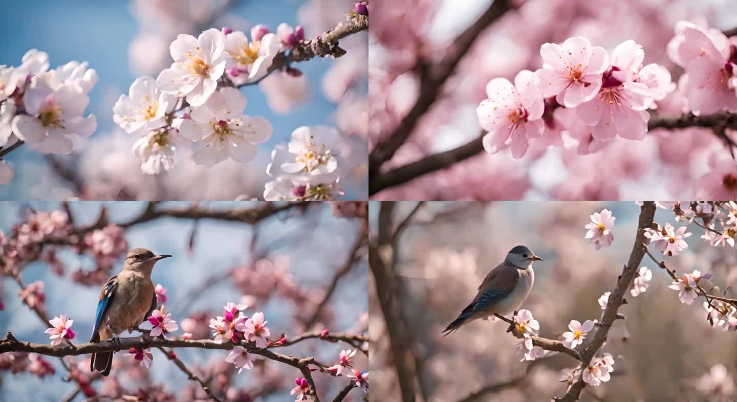 05鸟站在梅花上