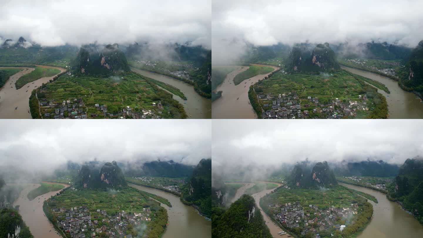 雨后的阳朔漓江