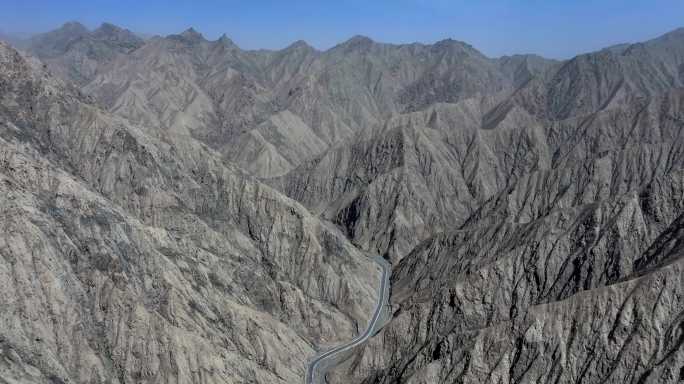 帕米尔高原千年古道塔莎古道山脉峡谷戈壁滩