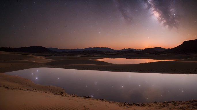 沙漠星空：延时摄影之夜