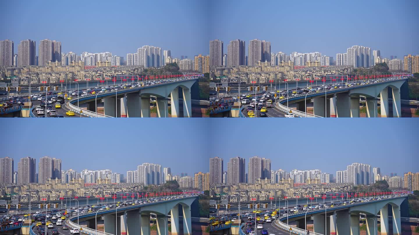 重庆嘉华大桥延时摄影