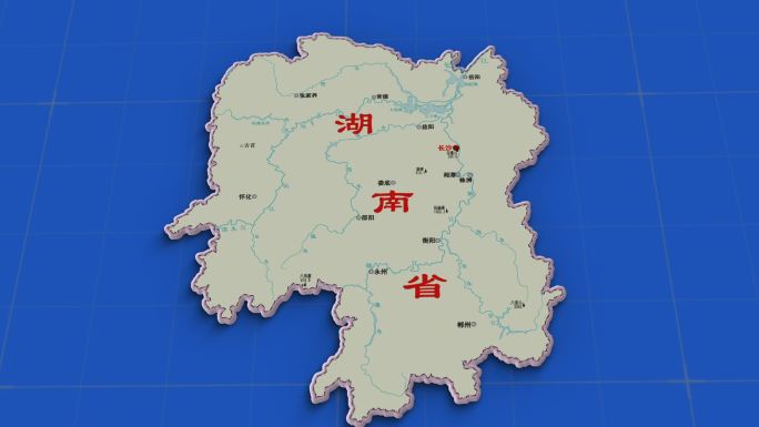 湖南省地图一览