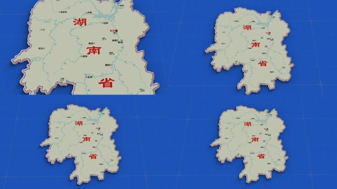 湖南省地图一览