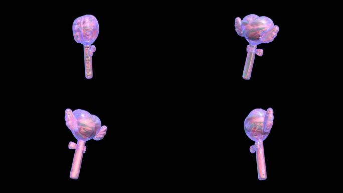 爱心魔法棒动画片可爱小仙女玩耍儿童爱心9