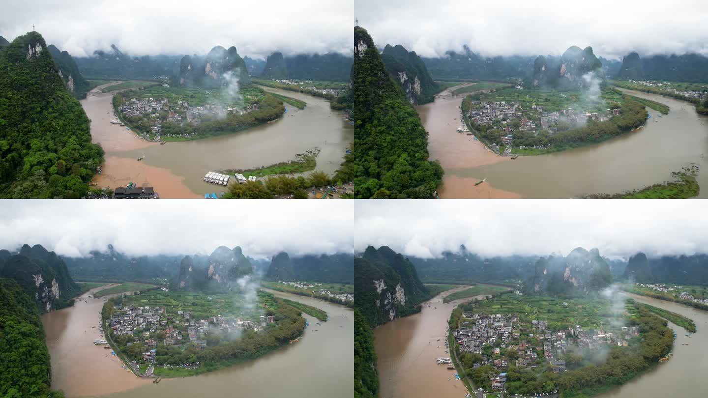 雨后的阳朔漓江