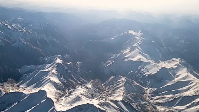 喜马拉雅上空雪山