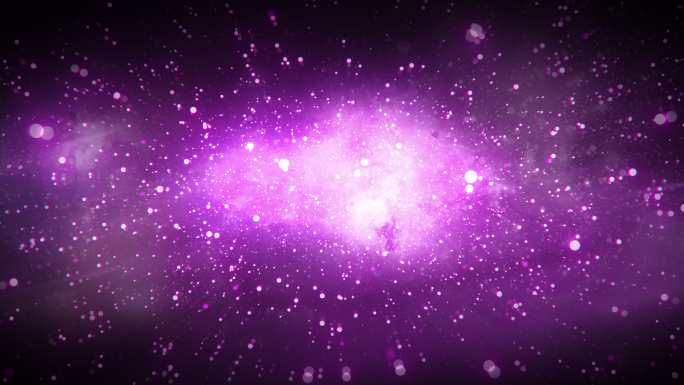 8k紫色粒子星云冲屏