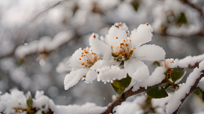 13梨花下雪 下雨