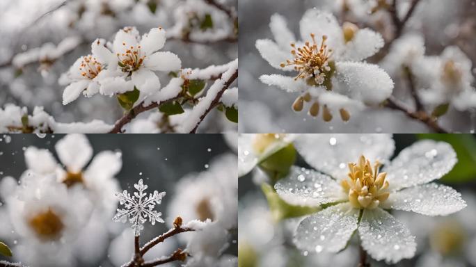 13梨花下雪 下雨