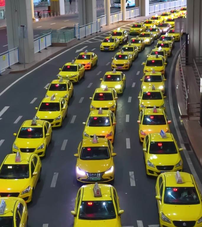 重庆机场黄色出租车5
