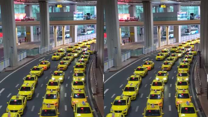 重庆机场黄色出租车5
